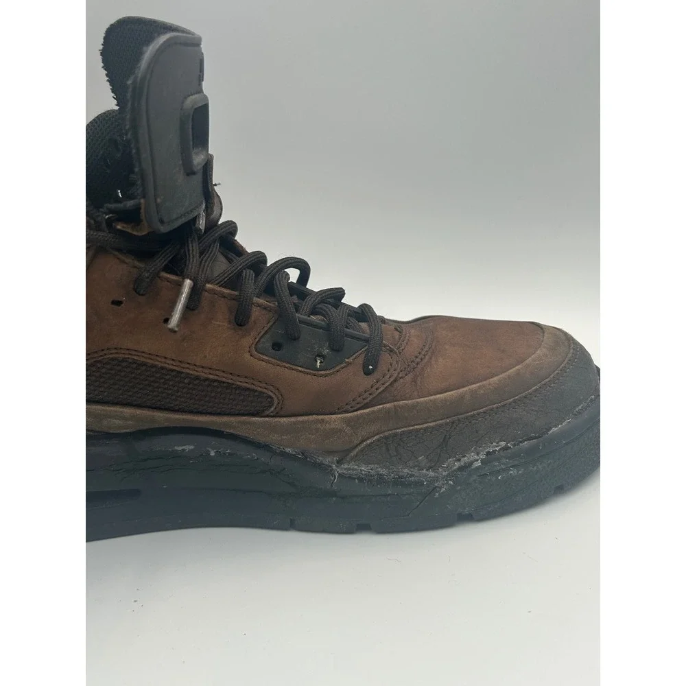 Jordan Spizike Winterized Boot Dark Cinder Brown Black 375356-201 Mens High Top